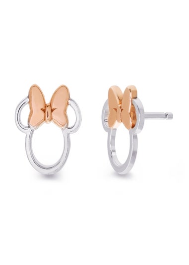 Disney Minnie Mouse Rose Gold Stud Earring