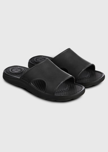 Totes Solbounce Black Vented Slide