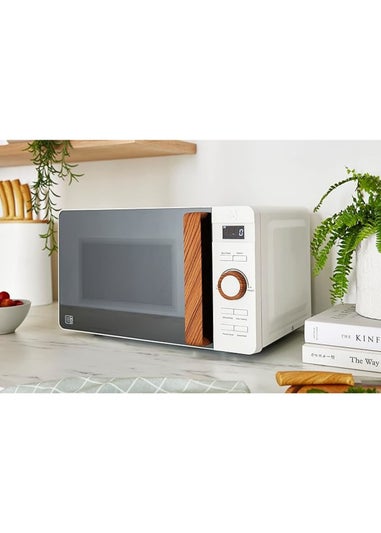 Swan Nordic White Digital Microwave (20L)