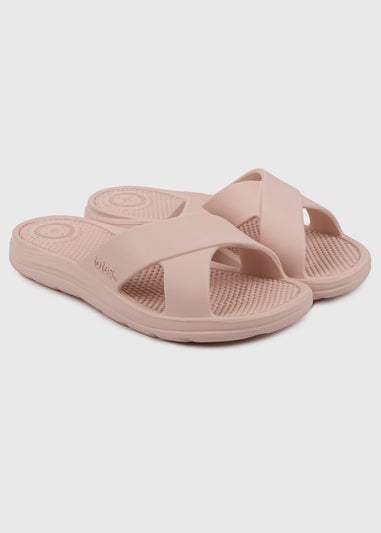 Totes Solbounce Pale Pink Cross Slide