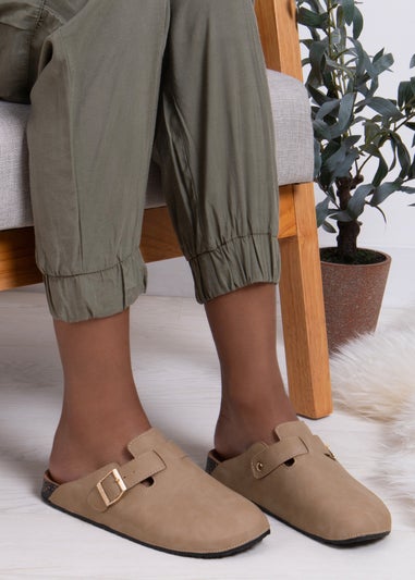 Totes Taupe PU Clog