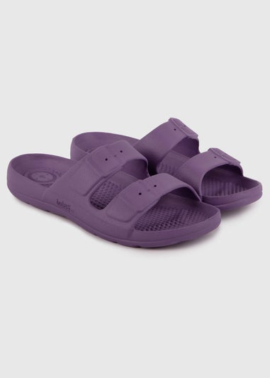 Totes Solbounce Purple Kids Moulded Buckle Slider (Younger 13-Older 4)