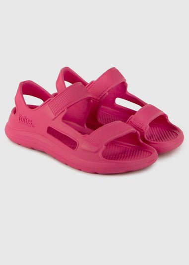 Totes Solbounce Pink Children Sports Sandal (Younger 7-Older 4)