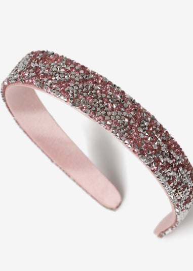 Muse Rhinestone Pink Headband