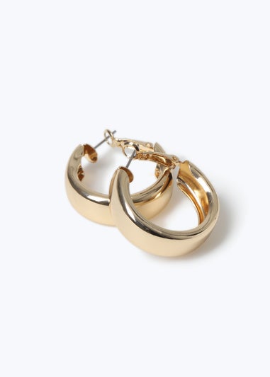 Gold Chunky Hoop Earrings