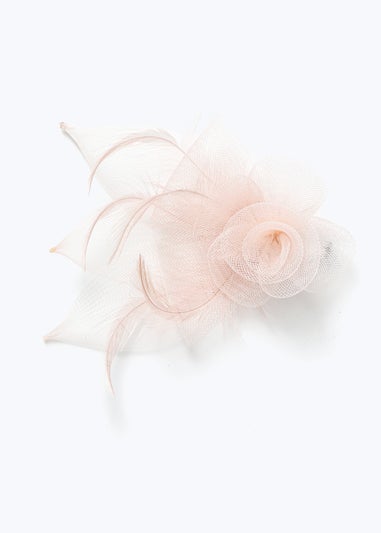 Pink Flower Hair Clip