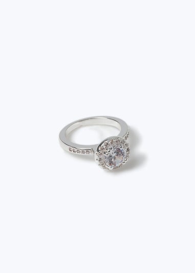 Muse Silver Cubic Zirconia Ring