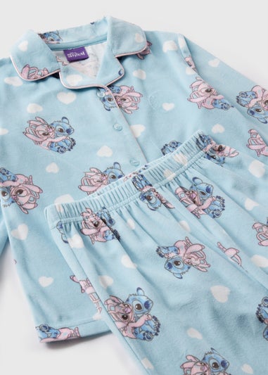 Disney Kids Blue Stitch & Angel Pyjamas (1-7yrs)