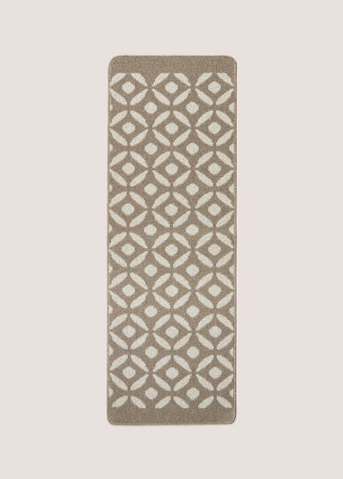 Stone Crescent Design Runner (50cm x 150cm)