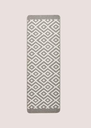 Silver Geometric Runner