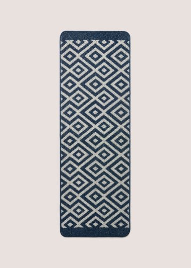 Navy Geometric Runner