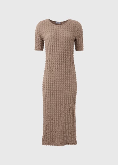 Stone Textured Midi Dress