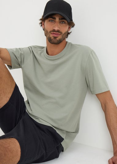 Black Diagonal Twill Shorts