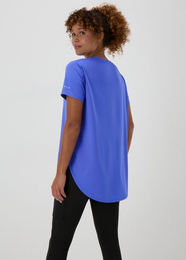 Souluxe Blue Longline T-Shirt