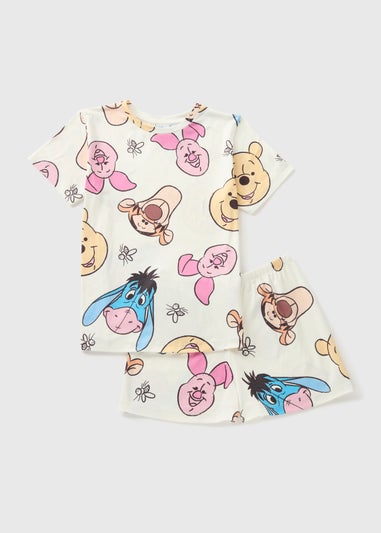 Winnie The Pooh Kids Top & Shorts Pyjama Set (3-13yrs)