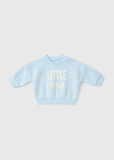 Baby Blue Little Bro Sweatshirt (Newborn-23 mths)