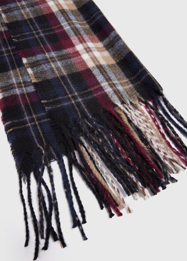 Multicolour Check Woven Scarf