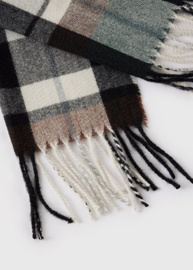 Multicolour Check Woven Scarf