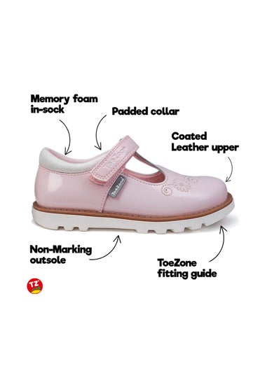 ToeZone Pink Willow Summer Shoe (Younger 8- Older 12)