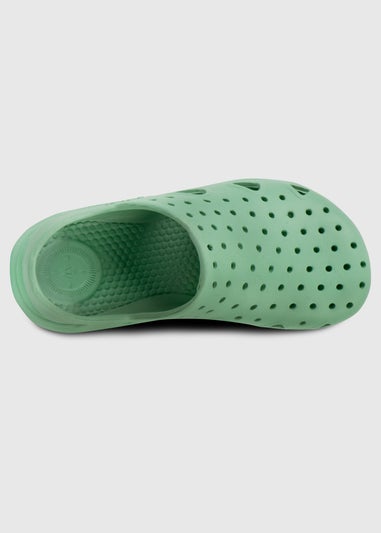 Totes Solbounce Mint Childrens Clogs (Younger 5- Older 3)