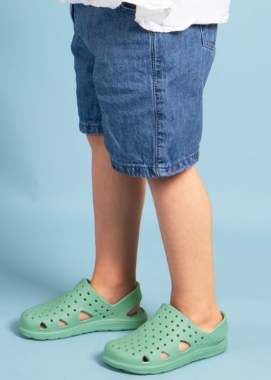 Totes Solbounce Mint Childrens Clogs (Younger 5- Older 3)