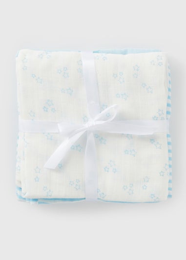 3 Pack Baby Cream Muslin Squares