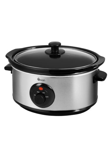 Swan Stainless Steel Slow Cooker (3.5L)