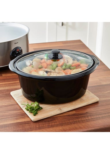 Swan Stainless Steel Slow Cooker (6.5L)