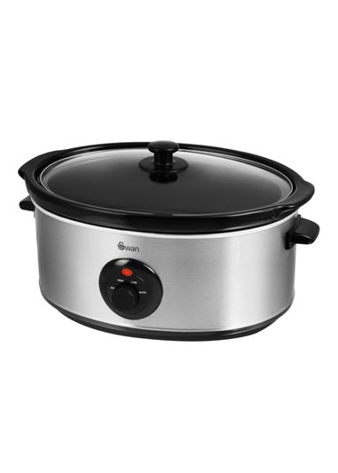 Swan Stainless Steel Slow Cooker (6.5L)