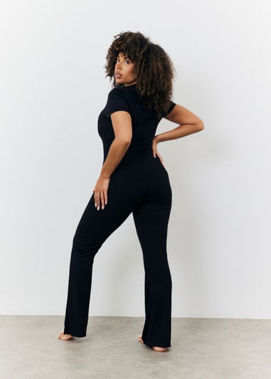 In The Style Black Jumpsuit