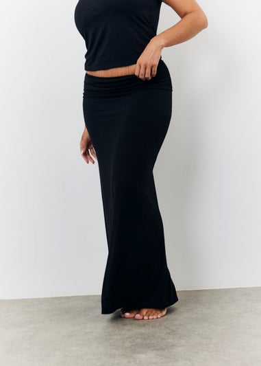 In The Style Black Maxi Skirt