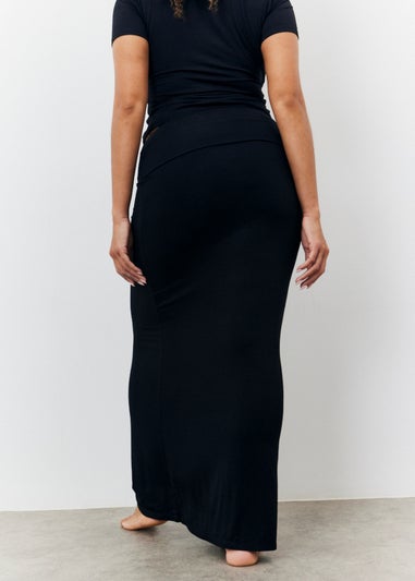 In The Style Black Maxi Skirt