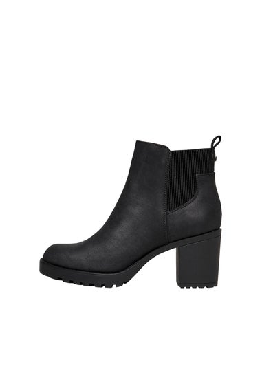 Only Black Heeled Boots