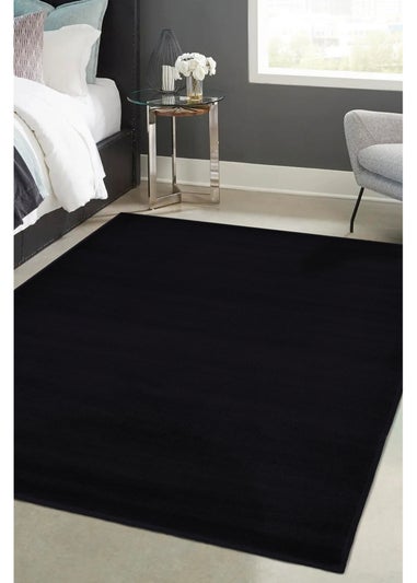 Homemaker Maestro Plain Black Rug