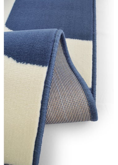 Homemaker Maestro Navy Geo Blocks Rug
