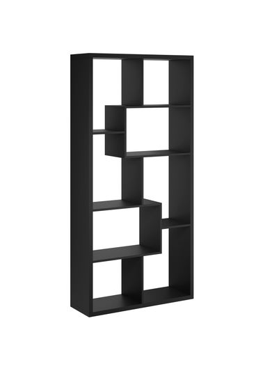 Aura Clarence Black Shelving Unit