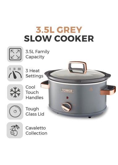 Tower Cavaletto Slow Cooker (3.5L)