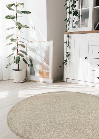 Relay Natural Classic Circular Rug