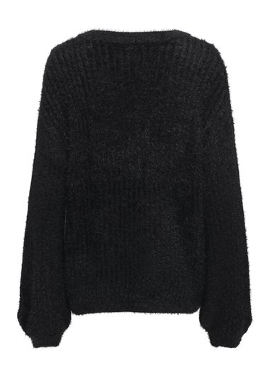 JDY Black Knitted Jumper