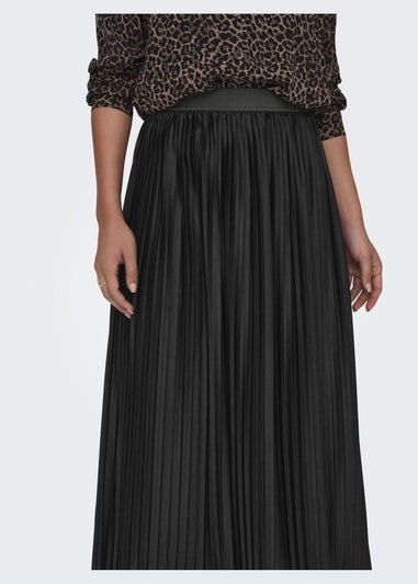 JDY Black Pleated Skirt