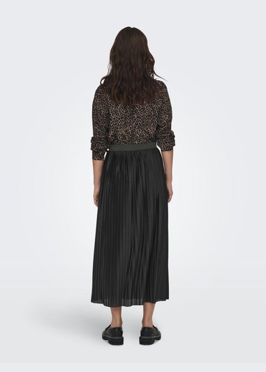 JDY Black Pleated Skirt