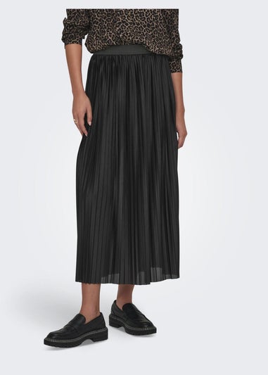 JDY Black Pleated Skirt