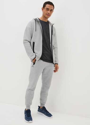 Souluxe Grey Tech Jogging Bottoms