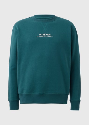 Teal Intrepide Relaxed Sweatshirt