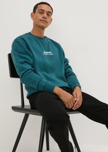 Teal Intrepide Relaxed Sweatshirt