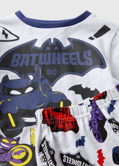 Batman Kids Grey Batwheels Pyjama Set (1-7yrs)