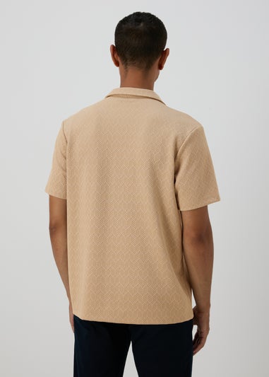 Stone Textured Jersey Shirt