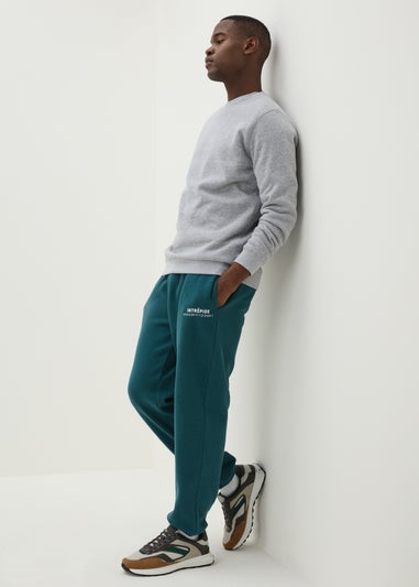 Teal Intrepide Relaxed Jogging Bottoms