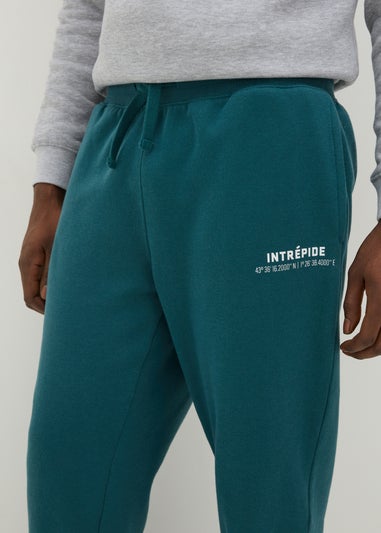 Teal Intrepide Relaxed Jogging Bottoms