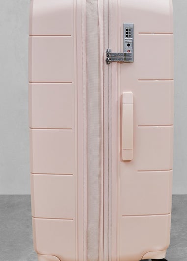 Rock Pastel Pink Pixel Suitcase